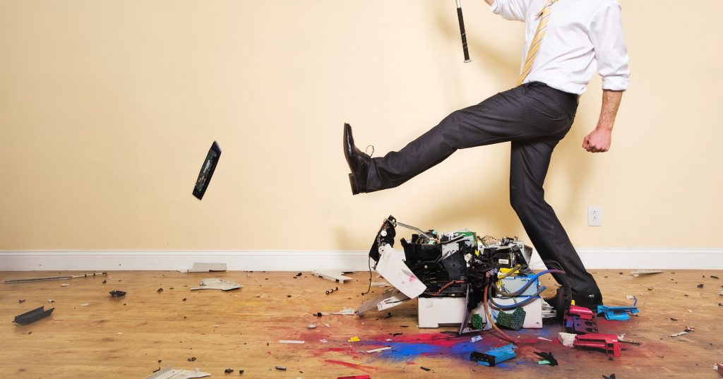 sugedes spausdintuvas