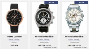 laikrodziai internetu