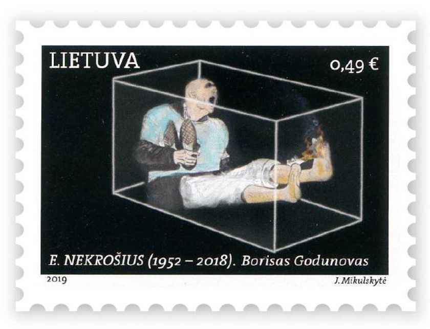 Išleidžiamas pašto ženklas su E. Nekrošiaus spektaklio „Borisas Godunovas“ motyvu