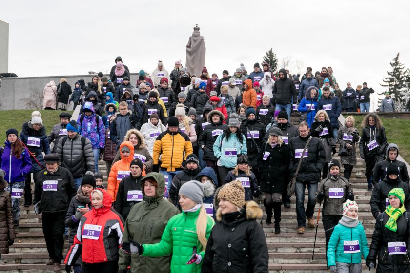 Ėjimas Panevėžyje suvienijo šimtus diabetui neabejingų žmonių