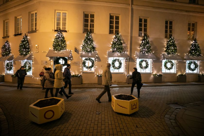 Vilnius išrinko šventiškiausias miesto vitrinas