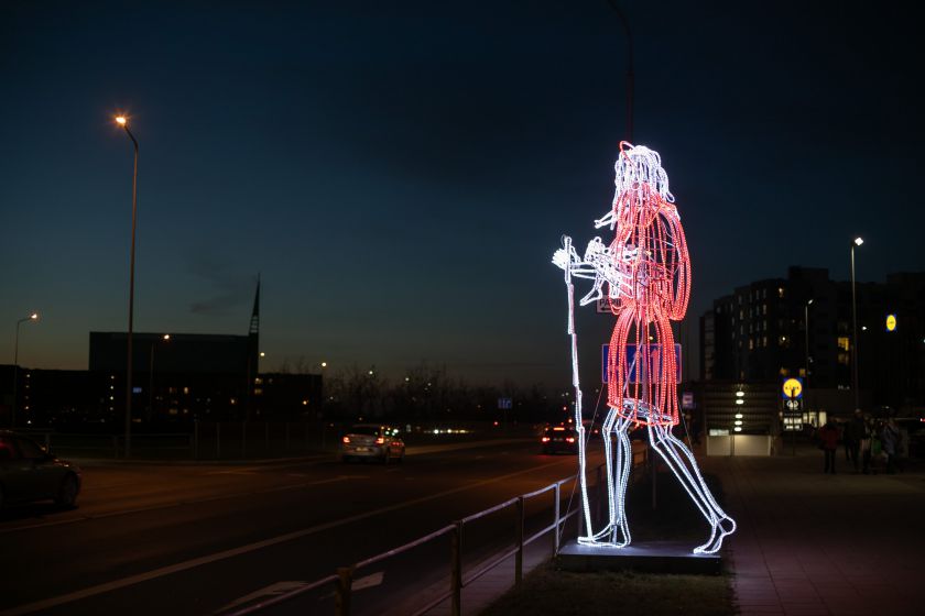 Po Vilnių keliauja Šv. Kristoforas – atneša šventes į bendruomenes   