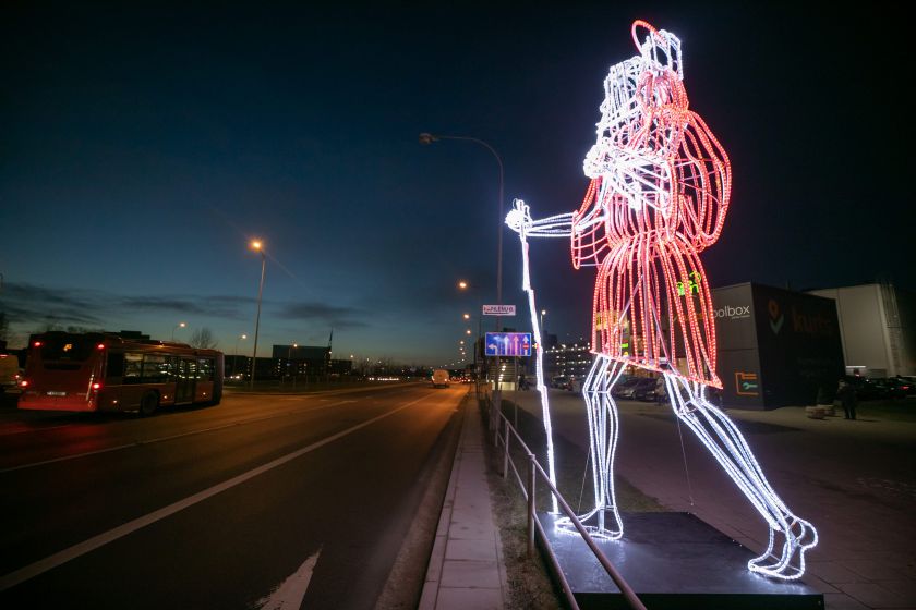 Po Vilnių keliauja Šv. Kristoforas – atneša šventes į bendruomenes   