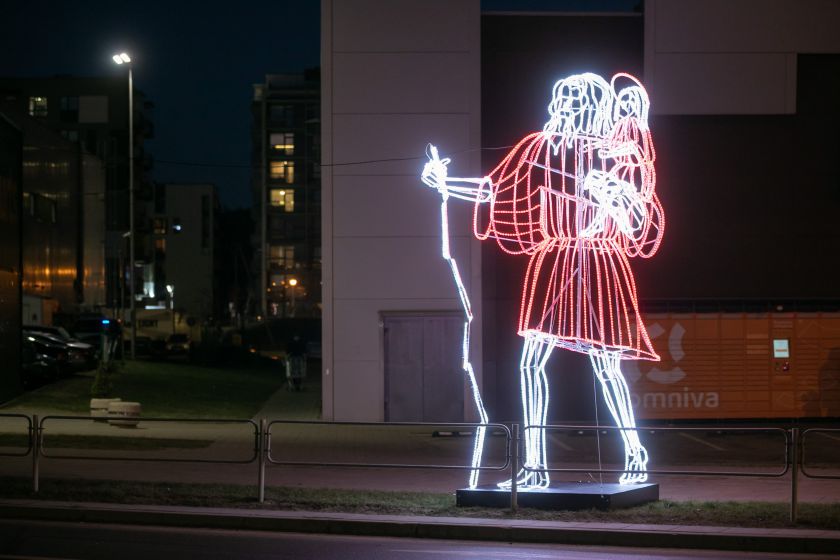 Po Vilnių keliauja Šv. Kristoforas – atneša šventes į bendruomenes   