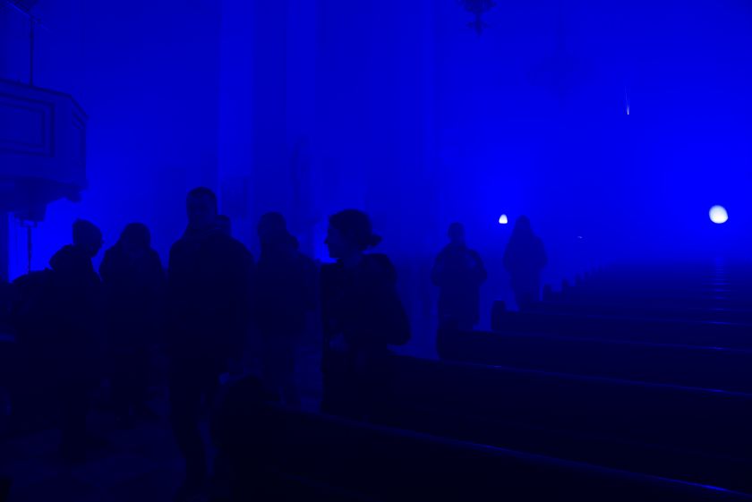 Erdvės ir laiko patyrimai parodoje „Septintą dieną upės ilsėjosi“