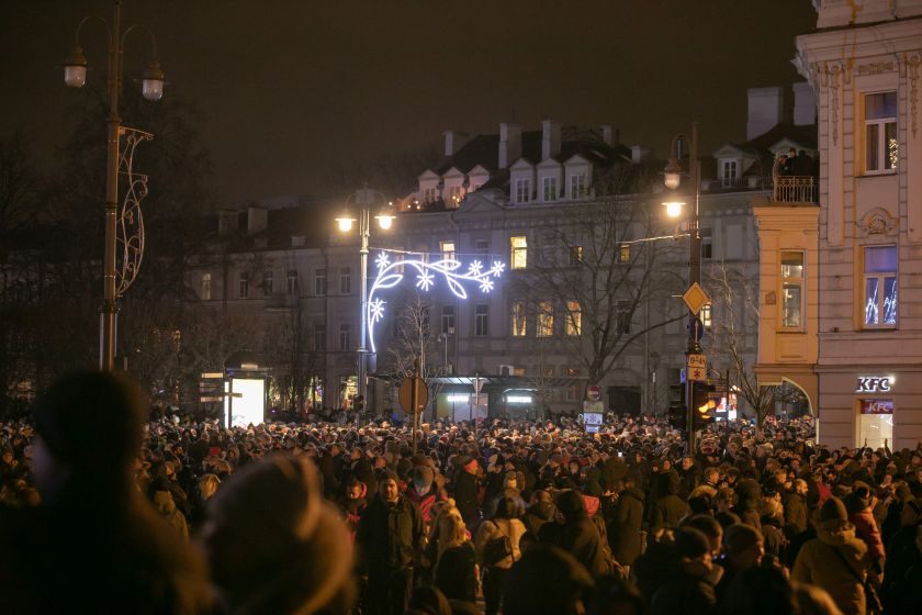 Pamatykite, kaip 2020-uosius pasitiko Vilnius