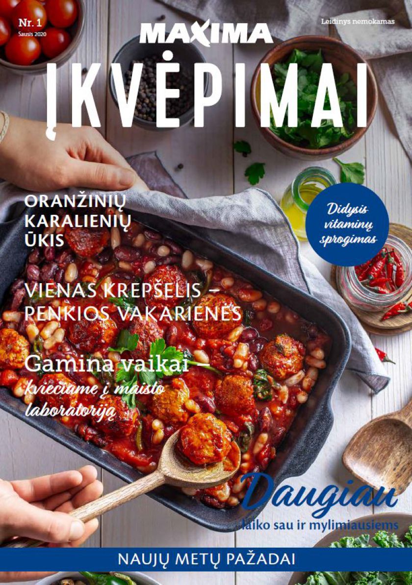 „Maxima“ pristato naują savo žurnalą „Įkvėpimai“