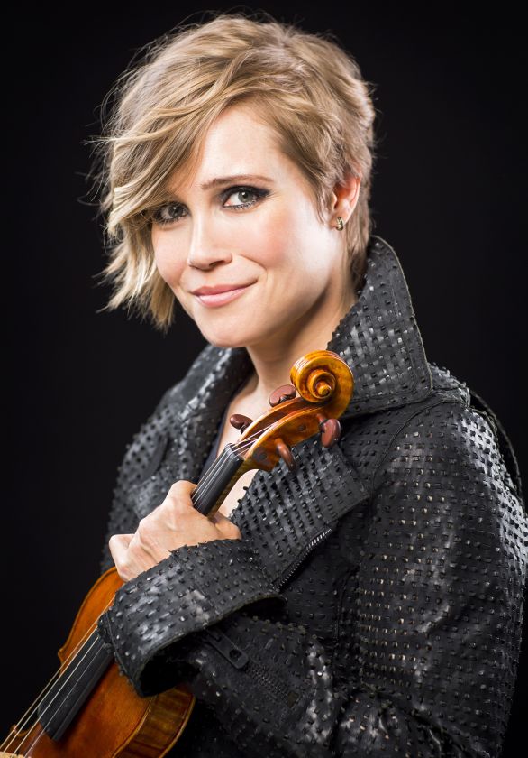 
Smuiko žvaigždė Leila Josefowicz jau Vilniuje – su LNSO ir dirigentu Peteriu Rundeliu ruošiamas festivalio „Gaida” atidarymo koncertas                