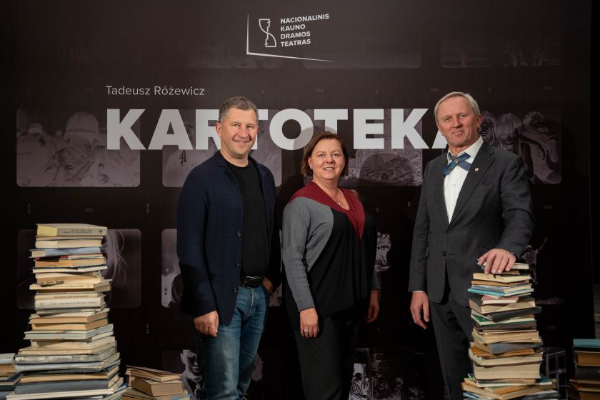 Nacionaliniame Kauno dramos teatre iškilmingas  vakaras – įvyko  premjera „Kartoteka“