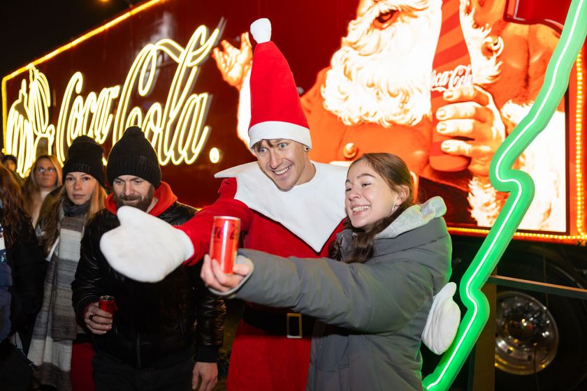Vilniuje apsilankiusiame „Coca-Cola“ Kalėdų karavane – daugiau nei dešimt tūkstančių lankytojų
