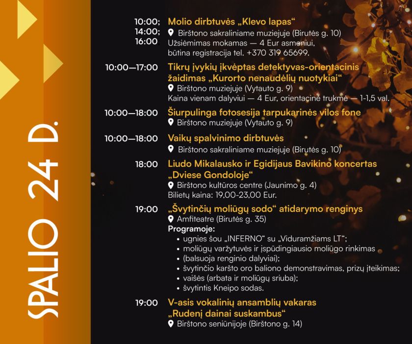 Savaitgalį Birštone nušvis moliūgų sodas – kurortas jaukiai minės rudens šventes