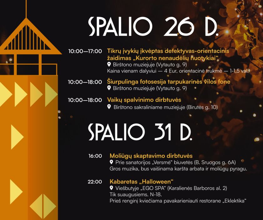 Savaitgalį Birštone nušvis moliūgų sodas – kurortas jaukiai minės rudens šventes