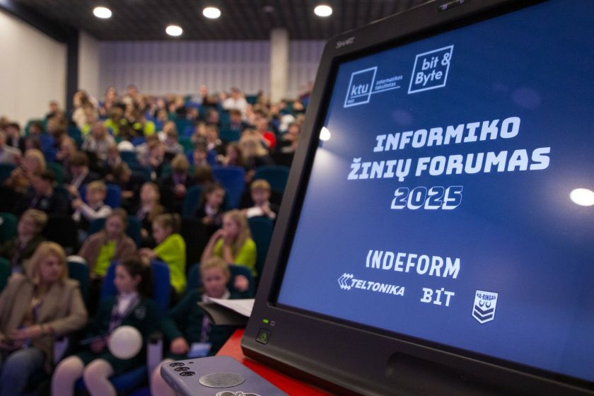 KTU „Informiko žinių forumas“: kur mokiniai pamato, kiek daug sugeba